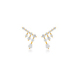 Petite Diamond Drip Stud