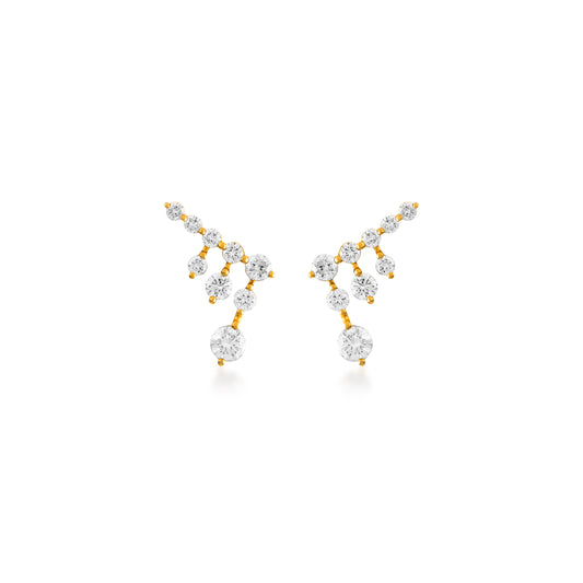 Petite Diamond Drip Stud