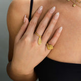 Reverse Fancy Color Diamond Pave Pinky