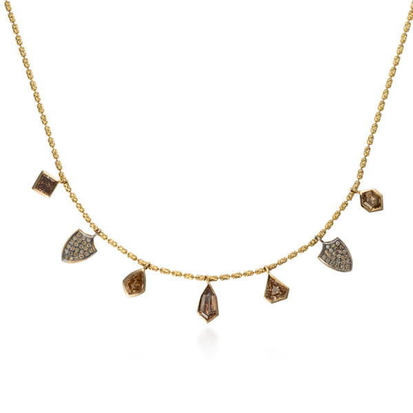 Cartouche Fancy Color Kumaree Necklace