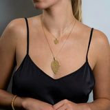 Medium Natural Color Mesh Earrings