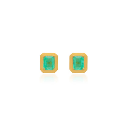 Ishtar Emerald Stud Earrings