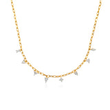 Dancing Fancy Shape Diamond Necklace
