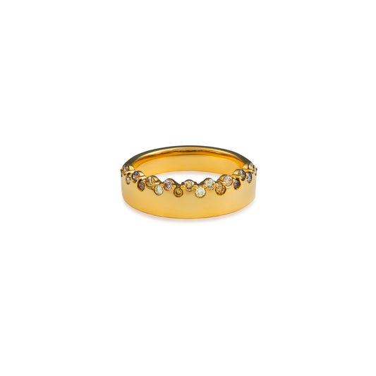 Fancy Color Diamond Dust Mini Band