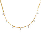 Dancing Fancy Shape Diamond Necklace