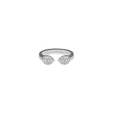 Diamond Pave Gap Ring