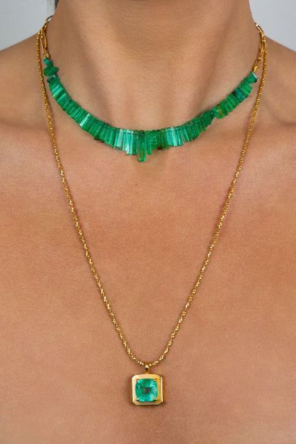 The Aphrodite Emerald Necklace