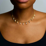 11 Baguette Diamond Necklace
