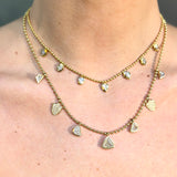 Kumaree Multi Shape Diamond Necklace