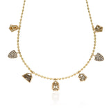 Kumaree Multi Shape Diamond Necklace