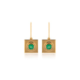 Neith Emerald Dangle Earring