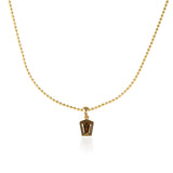 Alfie Fancy Color Diamond Shield Pendant Necklace