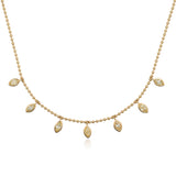 7 Yellow Diamond Marquise Drop