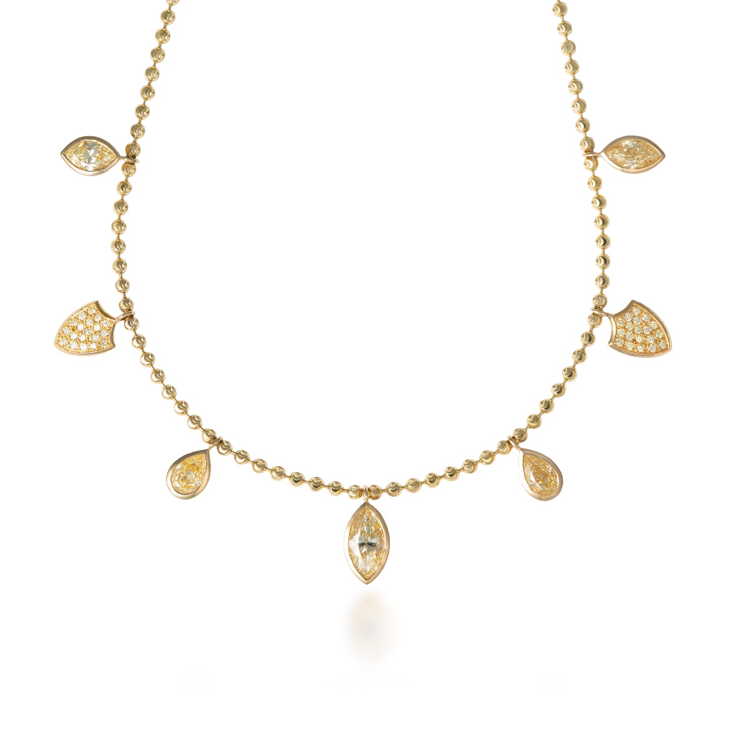 Kumaree Yellow Diamond Necklace