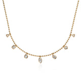 Rani 7 Fancy Shape Necklace