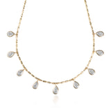 Nine Pear Drop Necklace