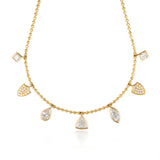 Kumaree Multi Shape Diamond Necklace