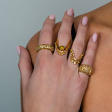 Fancy Color Diamond Crown Vanki Ring