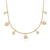 Kumaree Multi Shape Diamond Necklace
