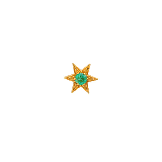 Morning Star Emerald Stud Medium