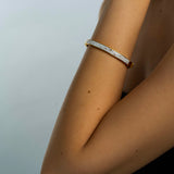 Reverse Diamond Pave Bangle