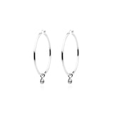Pear Drop Hoops