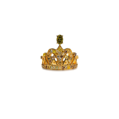 Fancy Color Diamond Couronne Ring