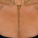 Fancy Color Diamond Bezel Lariat
