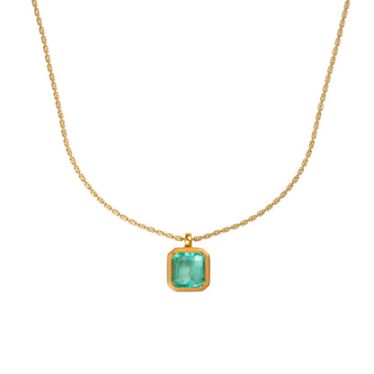 Extra Large Ishtar Emerald Necklace