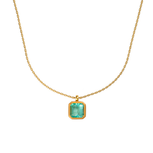 Large Ishtar Emerald Necklace