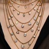 7 Yellow Diamond Marquise Drop