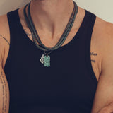 Emerald Rope Necklace