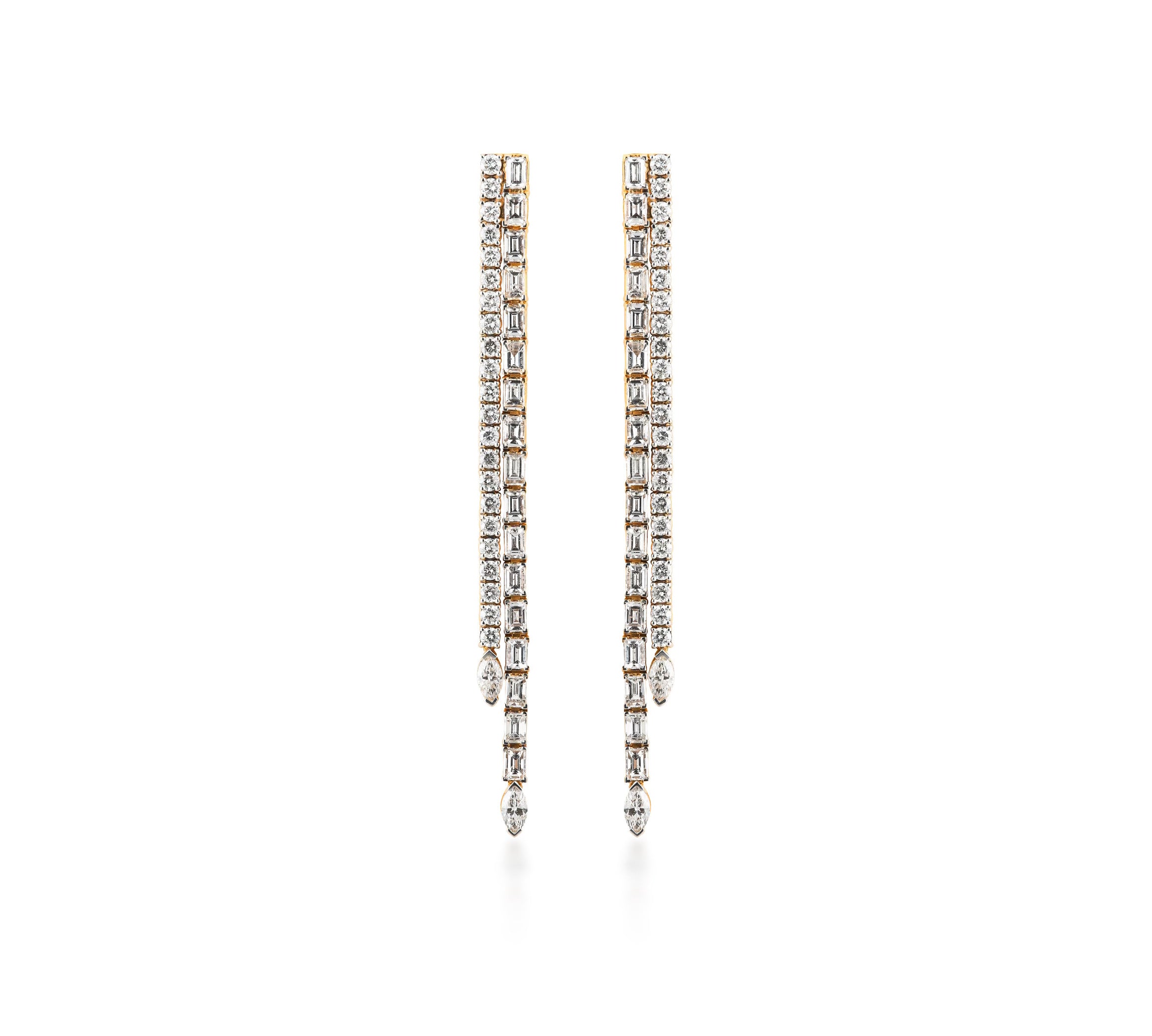 Double Linear Earring