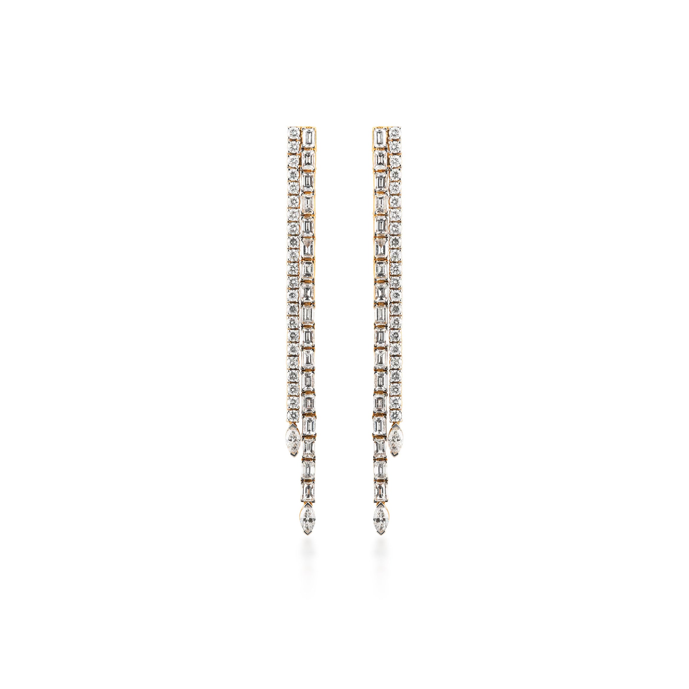 Double Linear Earring