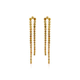 Fancy Color Diamond Lasso Linear Diamond Earrings