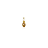 Fancy Color Oval Diamond Bezel Charm
