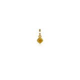 Fancy Color Cushion Diamond Bezel Charm