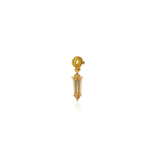 Bullet Fancy Color Diamond Prong Charm
