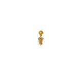 Shield Fancy Color Diamond Prong Charm