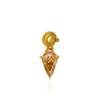 Kite Fancy Color Diamond Prong Charm