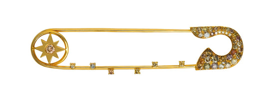 Fancy Color Diamond Brooch