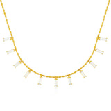 11 Baguette Diamond Necklace