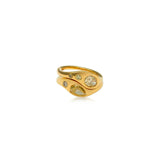 Natural Color Ying Yang Pinky Ring Set