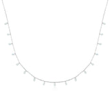 Drilled Diamond Dancing Necklace