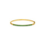 Emerald Pave Beaded Bangle