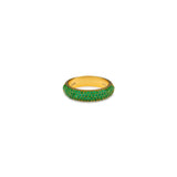 Emerald Pave Ring