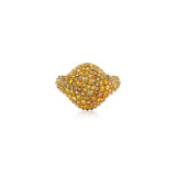Reverse Fancy Color Diamond Pave Pinky