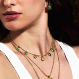 Neith Emerald Dangle Earring