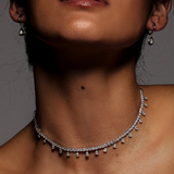 Pear Drop Diamond 2 in 1 Bracelet & Necklace