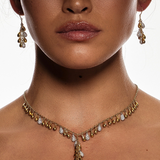 Diamond Grape Lariat Earrings